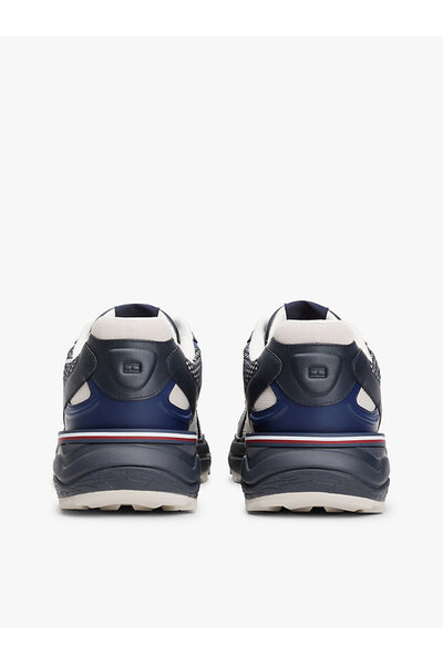 Tommy Hilfiger M Runner Tech Karışık Materyal Erkek Mavi Sneaker FM0FM05567DW5
