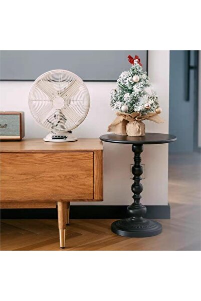 Twinkle Mart Luxury Side Table - Antique Iron Bedside/Patio Table