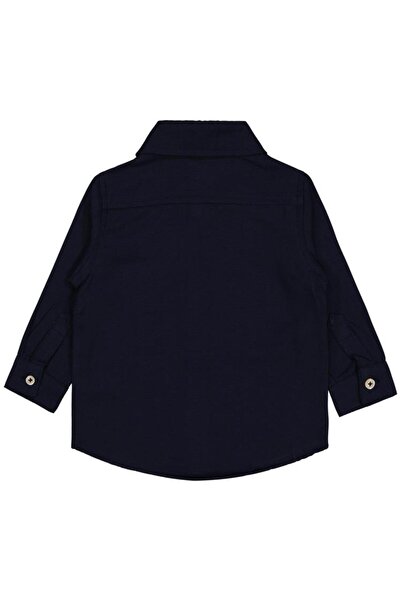 Civil Baby Dinosaur Embroidered 6-18 Months Shirt - Navy Blue12-18 Months