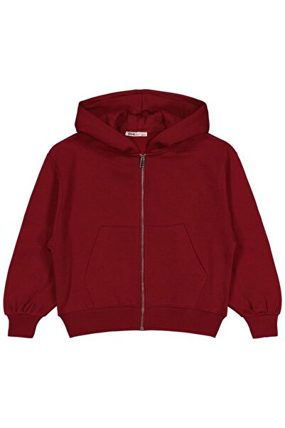 Civil Girls Plain 10-13 Years Old Cardigan - Burgundy13-14 Years Old