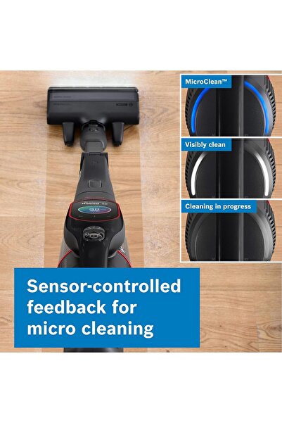 Bosch Unlimited 10 ProPower Cordless Vacuum, 100min Runtime, MicroClean & 6 Modes - BCS1051GB Black