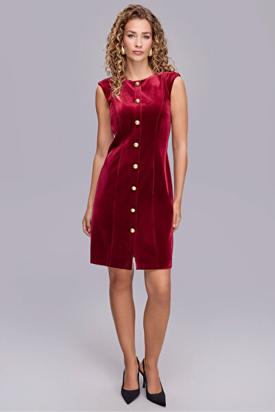 Naramaxx 1804 ELBİSE BORDO