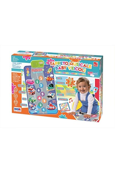 OEM Musical mat, size 80x50cm, with vehicle sounds, for children 3 years+