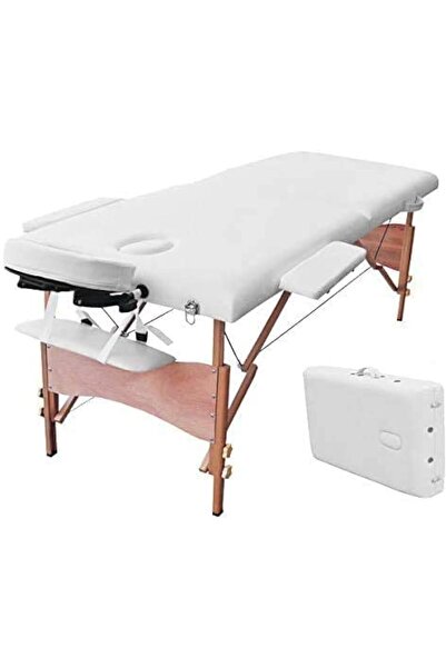 Chulovs Portable 2-Section Massage & Beauty Table Bed 60cm, 13kg, Wooden Legs...