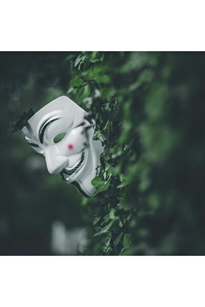 Generic V for Vendetta Guy Fawkes Anonymous Mask - Hacker Costume Mask (One Size, Plastic)