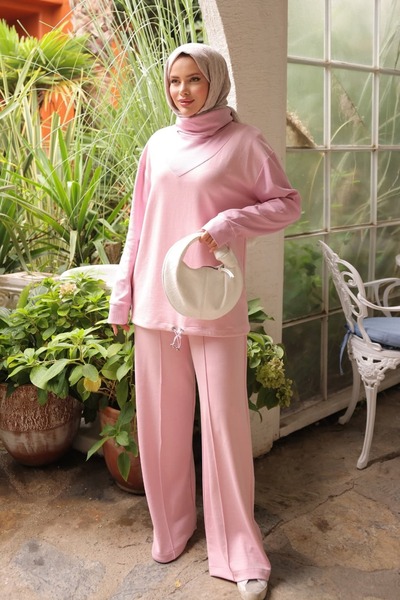 Asya Karen Blouse Tunic Detailed Set