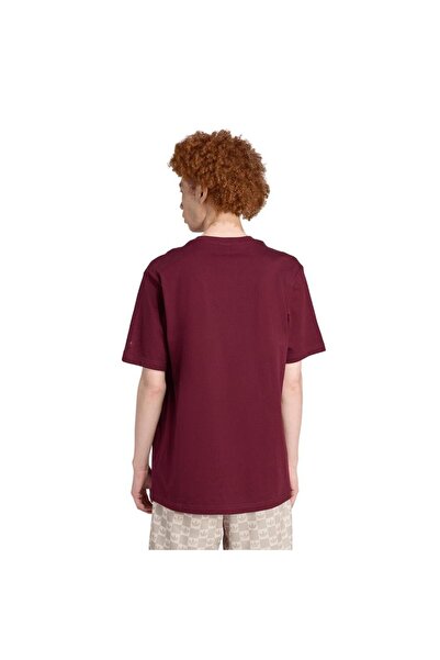 adidas Men's Burgundy T-Shirt Graphic Lo Ss t Jx8175