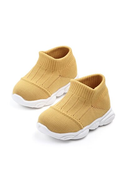 BebeNou Αθλητικό παπούτσι σε στυλ μοκασίνι σε κίτρινο μουσταρδί χρώμα MDD2233...