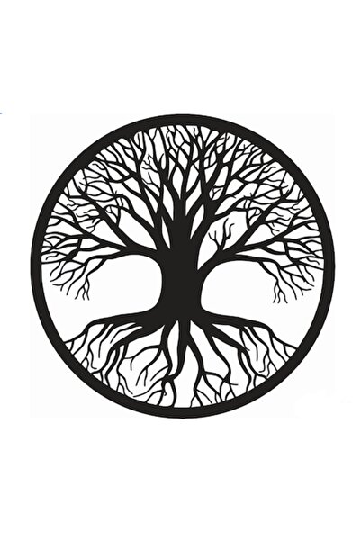 METALDESIGN Decor de perete Copacul Vieții ACD001, Metal 2mm, 60x60 cm