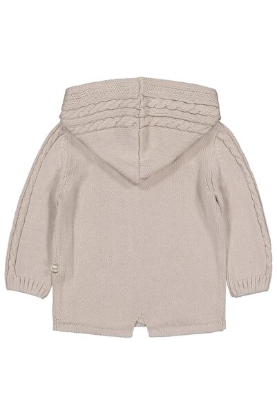 BEYBEK Hooded Cardigan with Pockets 3-12 Months - Gray3-6 Months