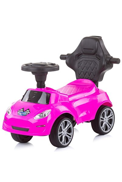 Chipolino Turbo pink push car with handle