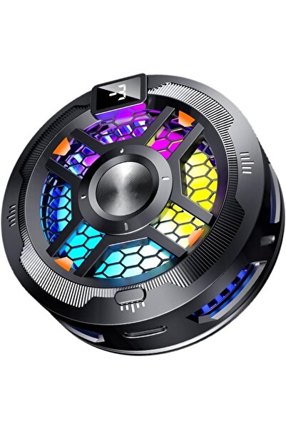 Generic Magnetic Mobile Cooling Fan for Gaming - Dual Mode with Temperature Display, Portable Cooler for iPh