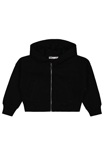 Civil Girls Plain Cardigan for Ages 2-5 - Black5-6 Years Old