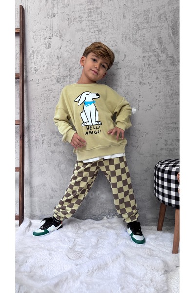 Daisy Dolly Boy's 3 Thread Non-Shardon Animal Printed Suit