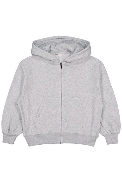 Civil Girls Plain Cardigan for Ages 6-9 - Gray6-7 Years Old