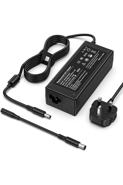 007 شاحن جيبوفو 65 واط بموصلات 4.5×3.0 مم و7.4×5.0 مم - متوافق مع أجهزة ديل إ...