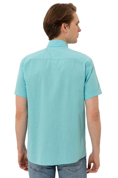 U.S. Polo Assn. Men's Turquoise Short Sleeve Shirt