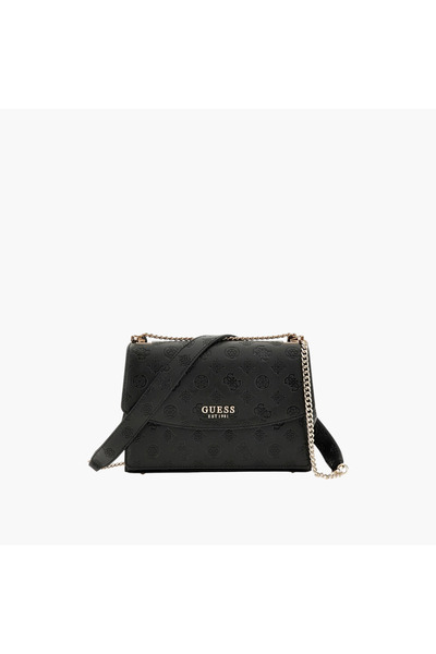 Guess Embossed Flap Crossbody Bag