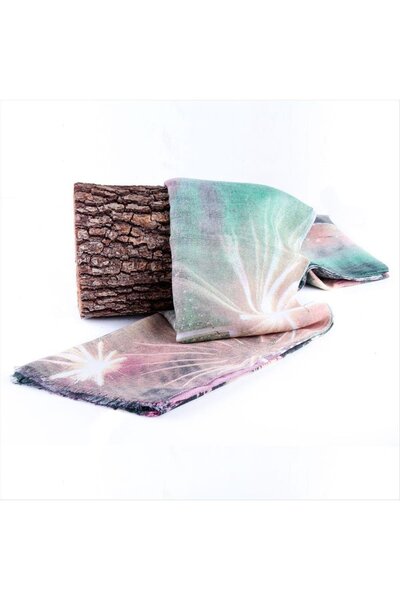 ZERO LAND Lvsqvr Maiden's Tower Scarf (110922) Shawl-Gold Color