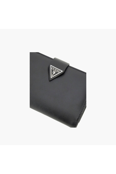 Guess Compact Bifold Wallet Snap Closure