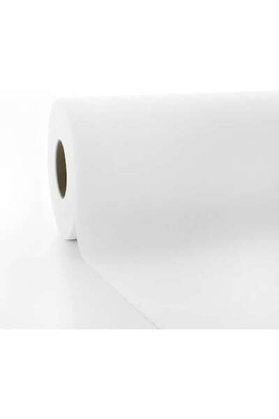 OEMN Premium disposable tablecloth roll, airlaid, 118 x 25 m, white