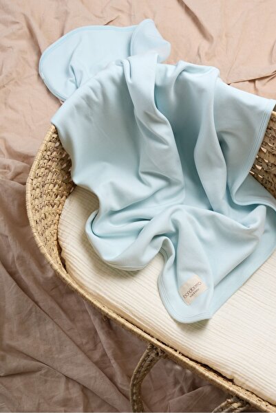 Bondberro Double-Sided Interlock Blanket 100% Cotton Oeko-Tex Certified 100 X 85 cm