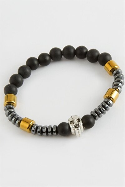 ZERO LAND سوار LVSQVR من حجر الهيماتيت (143046) - حجر طبيعي - أصفر