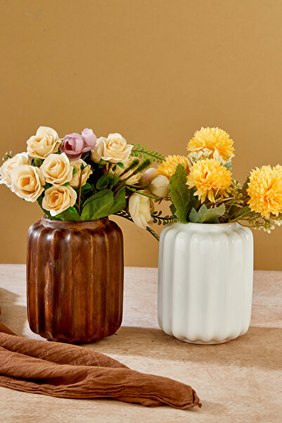 Akkoyunlu home Βάζο 2'li Yıldız Μοντέρνο Διακοσμητικό Pinterest Κεραμικό Κομψ...