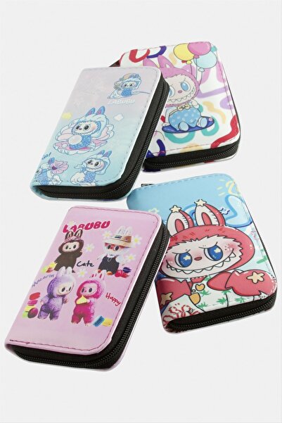 ZERO LAND Lvsqvr Labubu (144622) Leather Wallet-Colored