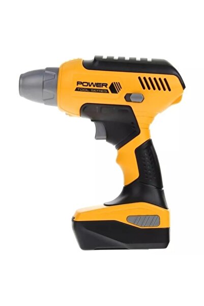 Flippy Children's Drill Toy Set with 4 Interchangeable Bits, Plastic, Interactive, Orange