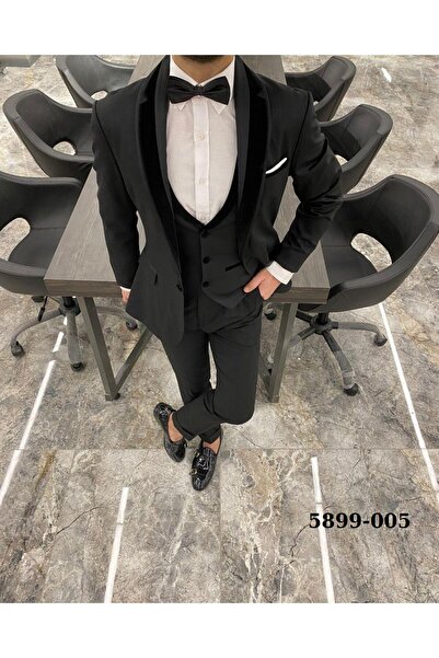 Fc Plus 5897 DAMATLIK YELEKLİ TAKIM ELBİSE FV