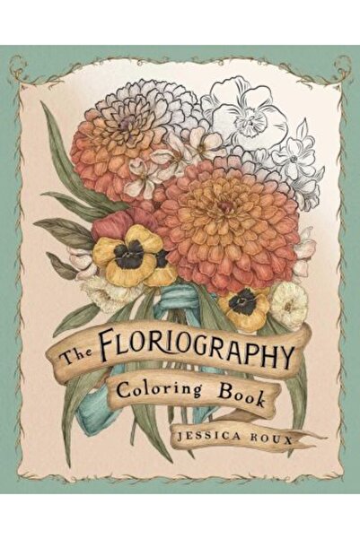 Andrews McMeel Carte de colorat cu floriografie (Jessica Roux)