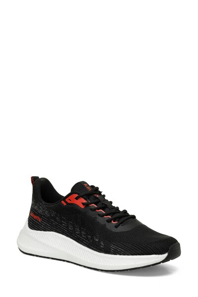 Kinetix Άνετα καθημερινά παπούτσια για τρέξιμο με κορδόνια, μαύρα
