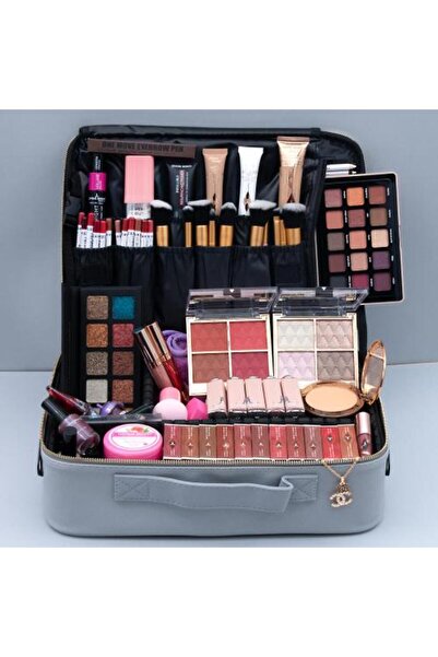 Loveme مجموعة مكياج كاملة مع حقيبة مكياج هدية وقلادة