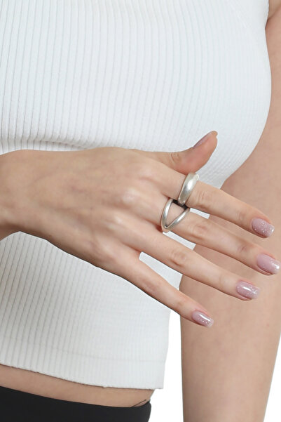 LABALABA خاتم نسائي بتصميم بإصبعين