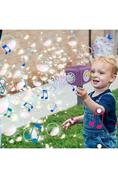 dalip Interactive Bubble Toy (Hammer Model) with Sounds and Lights, 8 Holes, 13.5 x 10 x 12 cm, Pur
