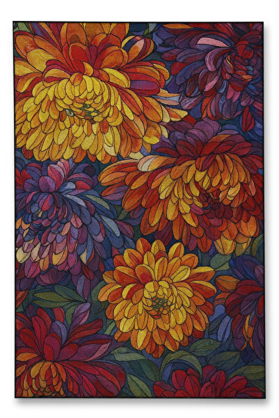 Rugs Modern Halı MOSSO Çiçek Desenli Dokuma Taban Modern Dekoratif Halı mosso...