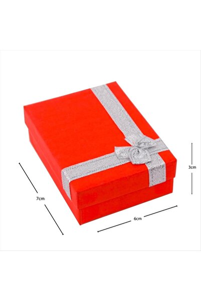 ZERO LAND مجموعة قلادة LVSQVR (140913) صندوق هدايا - أحمر