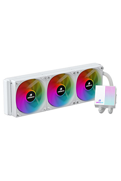 GAMEBOOSTER PRIME P360W Rainbow GB-LCS-P360W 360mm Beyaz İşlemci Sıvı Soğutucu