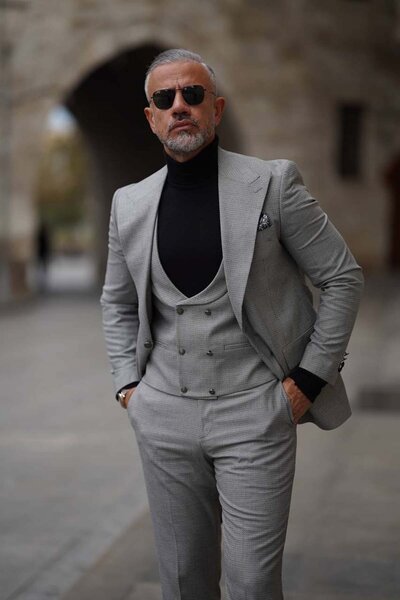 Fc Plus SİYAH YELEKLİ TAKIM ELBİSE