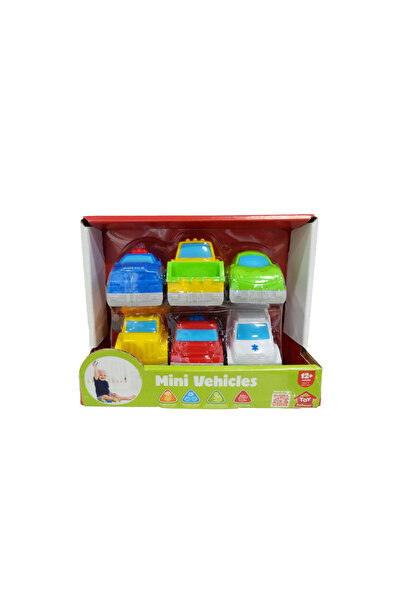 Hapee Capee Happy Cabby - Mini Vehicles Set - 6 Pieces