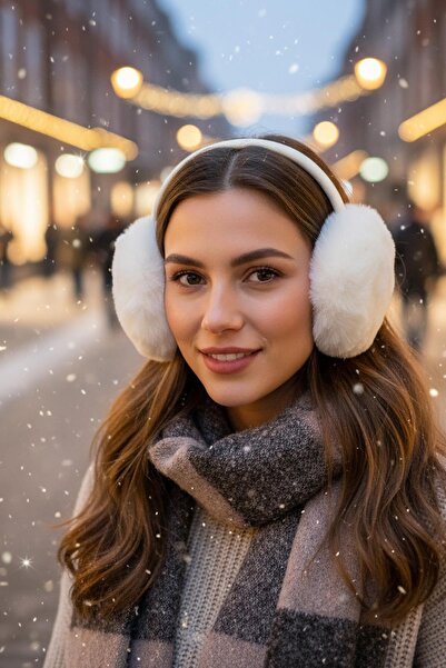Eke Tekstil Plush Foldable Soft Textured Headphone