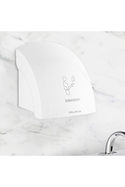 Sumkyle مجفف الأيدي الكهربائي التجاري المدمج، مجفف هواء أوتوماتيكي لليدين للآ...