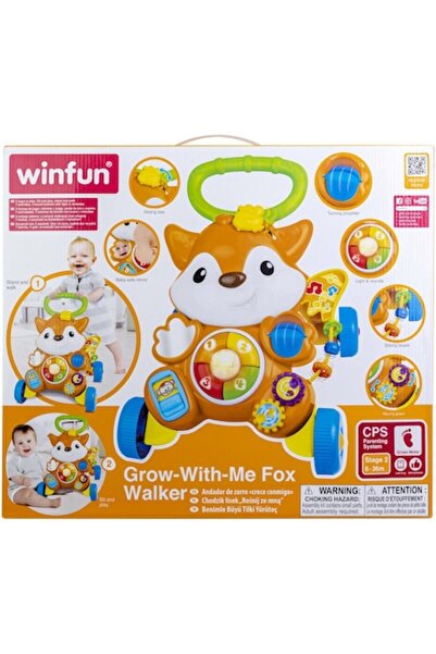 WINFUN Βρεφικός Περιπατητήρας - Μεγαλώνει μαζί μου, Αλεπού, με Δραστηριότητες