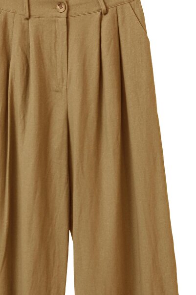 Soul Women's Loose Pants with Pencil Detail -32304Pnt - Olive
