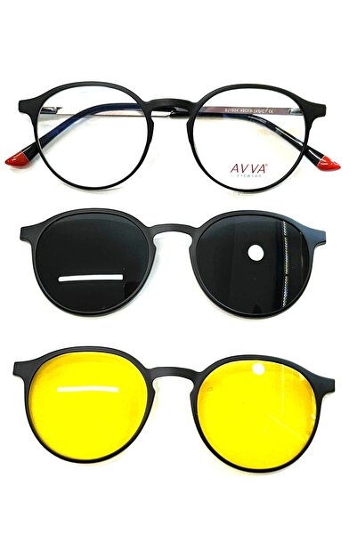 Avva 1904 C1 Polarized&Anti-Glare Clip-On Unisex Sunglasses