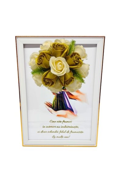 T&M Personalizare Tablou înrămat A4 (30x21 cm) - „Frumusețea interioară nu îm...