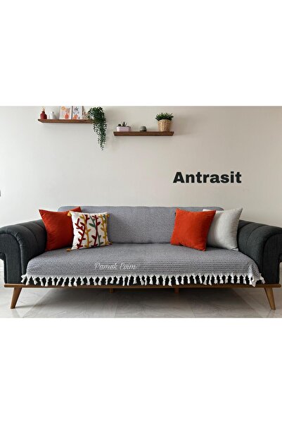 metin tekstil Buldan Kolsuz 170 x 210 Pamuklu Koltuk Örtüsü