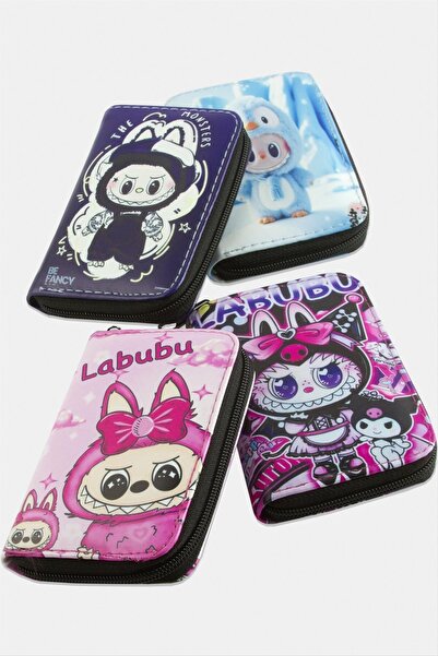 ZERO LAND Lvsqvr Labubu (144622) Leather Wallet-Colored