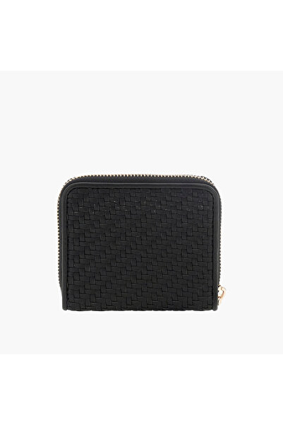 Guess Woven Small Zip Wallet